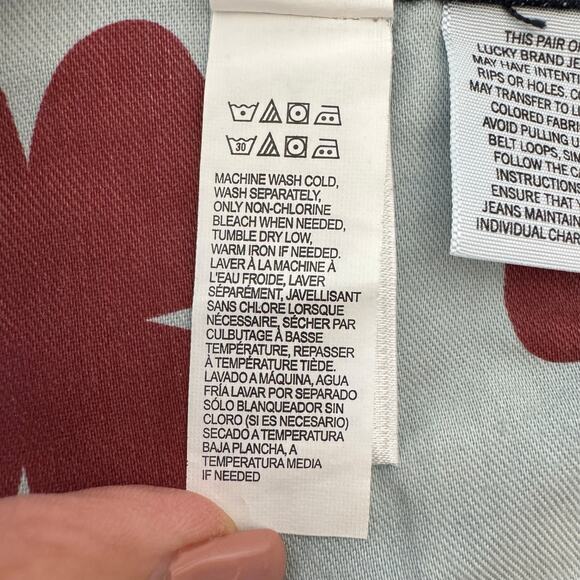 Lucky Brand Jeans Sienna Cigarette Womens Size 10 Distressed Boho Y2K Grunge - Picture 15 of 16